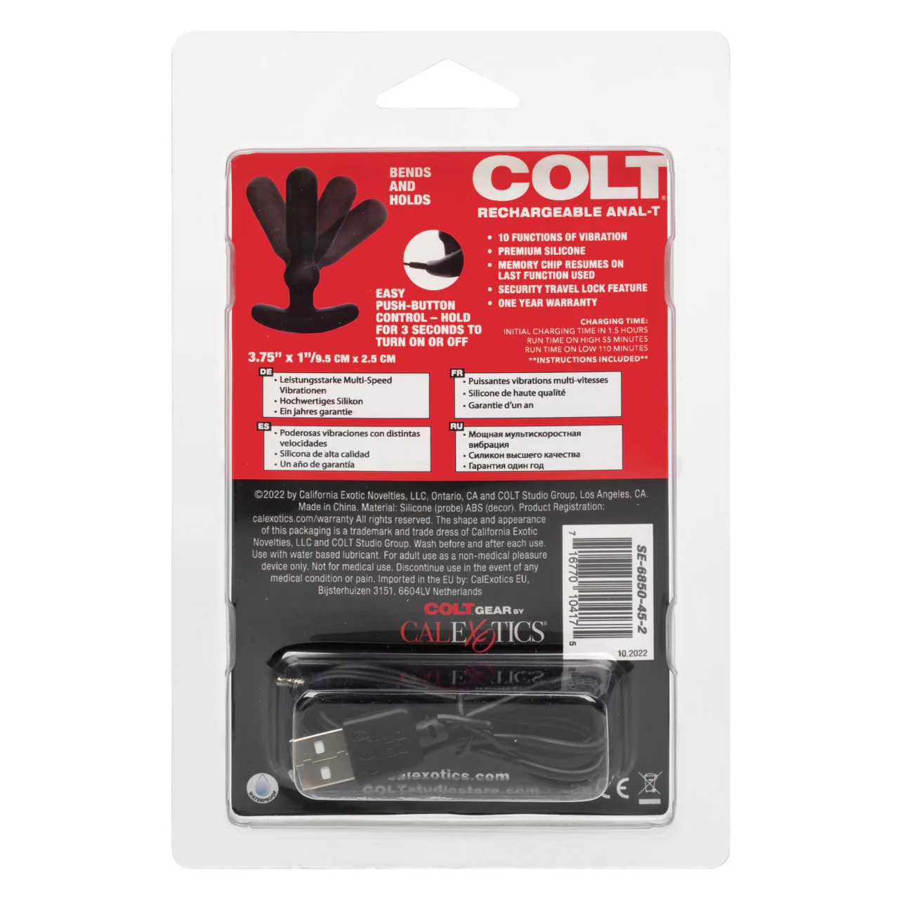 Colt Rechargeable Anal-T Silicone Probe - Image 4