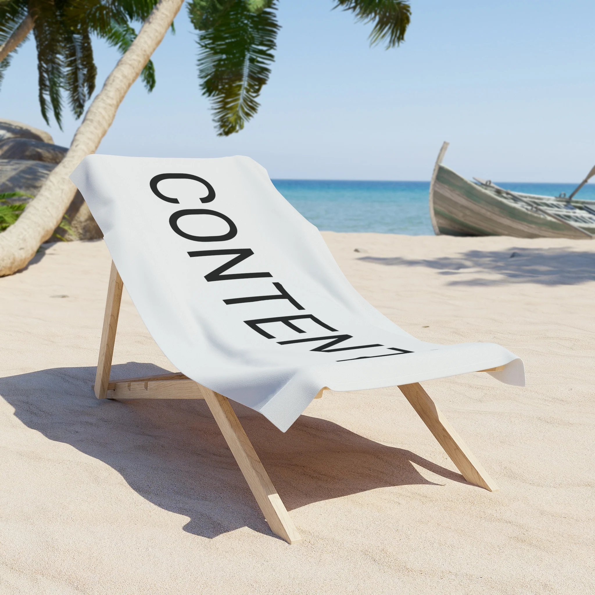 Content Beach Towel by CULTUREEDIT - Image 4