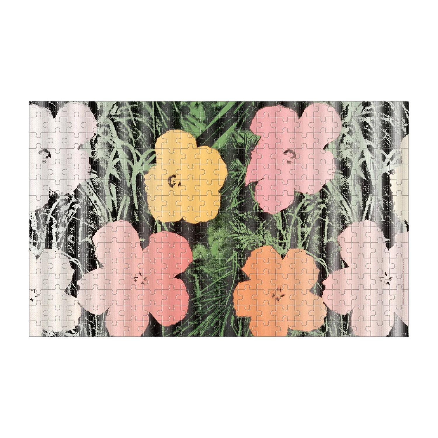 Andy Warhol Flowers 300 Piece Lenticular Jigsaw Puzzle - Image 5