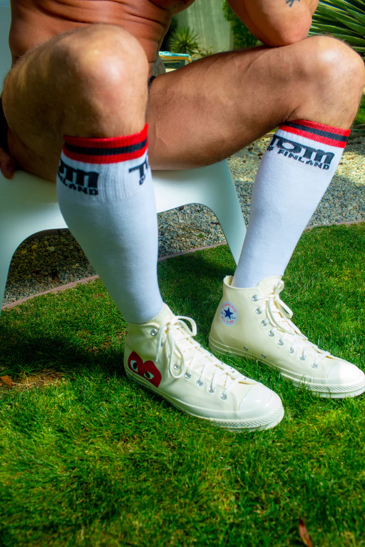 Comme Des Garçons Play Converse Single Heart Chuck Taylor All Star '70 High Top (beige) - Image 7