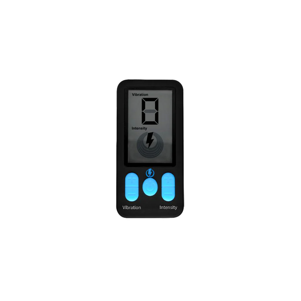 E-Stim Pro Silicone Vibrating 8" Dildo w/ Remote by Zeus - Image 8