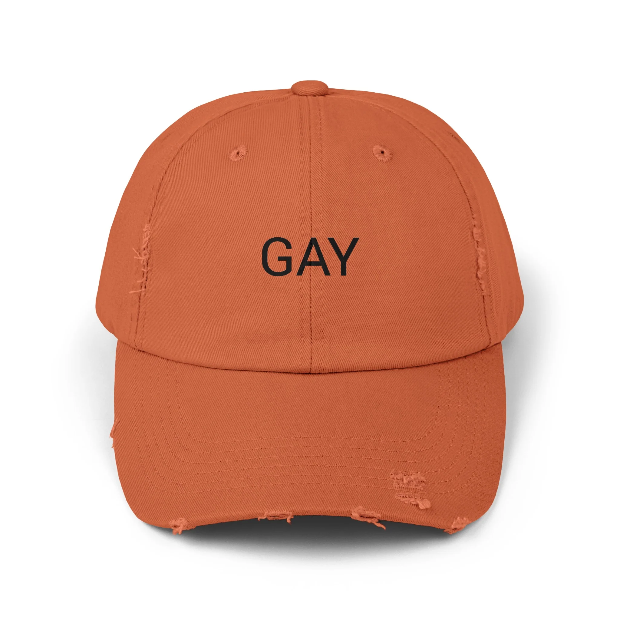 GAY Distressed Cap in 6 colors - Image 2