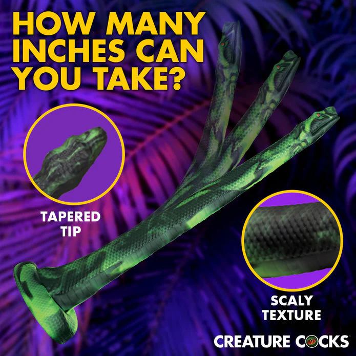 Creature Cock Spitting Serpent Silicone Enema Snake - Image 6