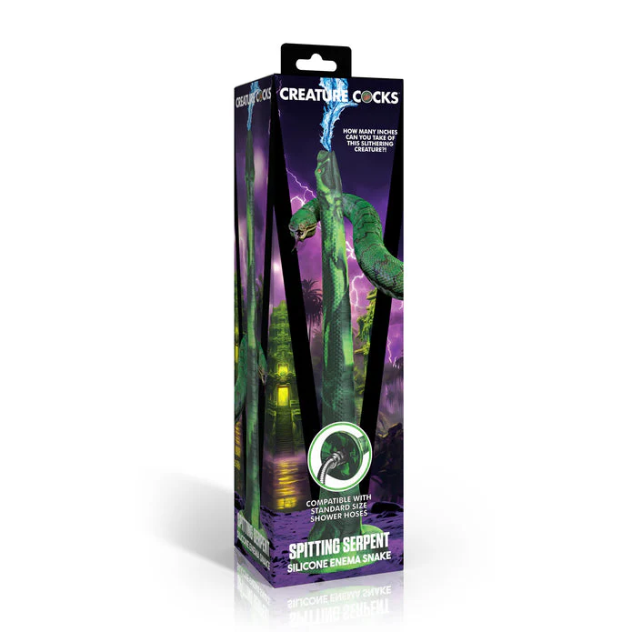 Creature Cock Spitting Serpent Silicone Enema Snake - Image 7