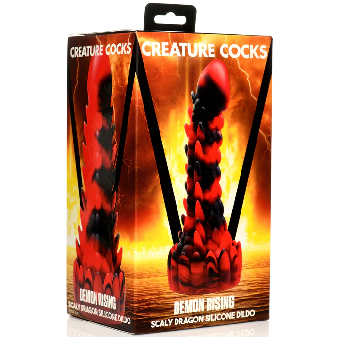 Creature Cocks Demon Rising Scaly Dragon Silicone Dildo - Image 4