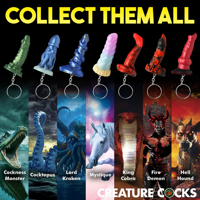 Creature Cocks Cocktopus Keychain - Image 7