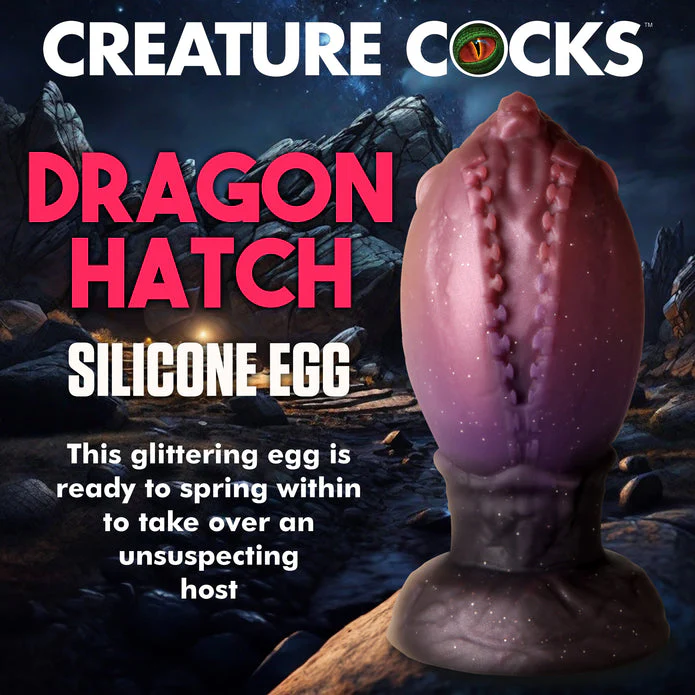 Creature Cocks Dragon Hatch Silicone Egg - XL - Image 2