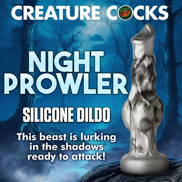 Creature Cocks Night Prowler Silicone Dildo - Medium - Image 2