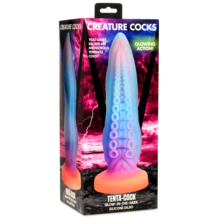 Creature Cocks Tenta-Cock Glow-In-The-Dark Silicone Dildo - Image 4