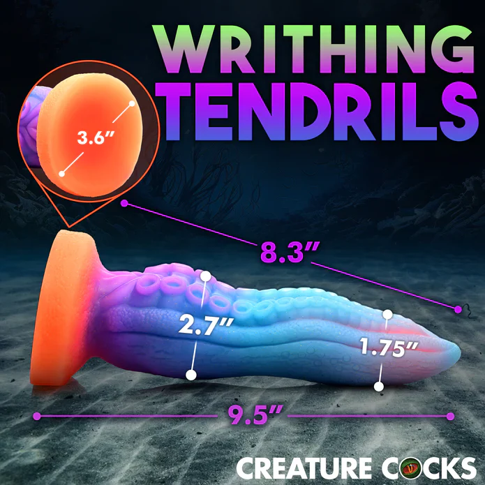 Creature Cocks Tenta-Cock Glow-In-The-Dark Silicone Dildo - Image 7