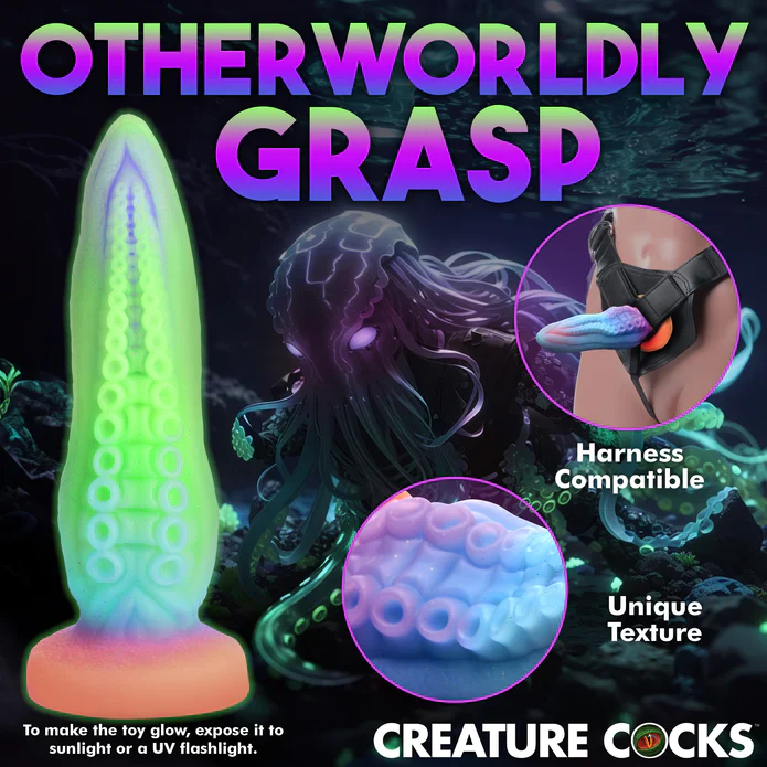 Creature Cocks Tenta-Cock Glow-In-The-Dark Silicone Dildo - Image 9