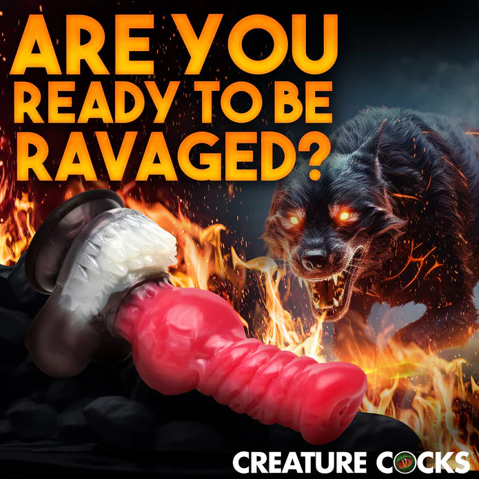Creature Cocks Cujo Canine Silicone Dildo - XLarge - Image 12