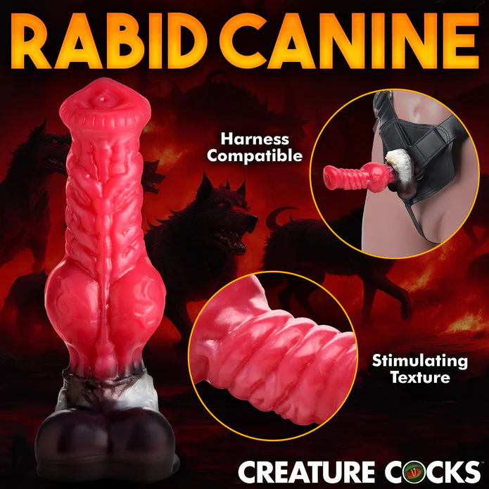 Creature Cocks Cujo Canine Silicone Dildo - XLarge - Image 15