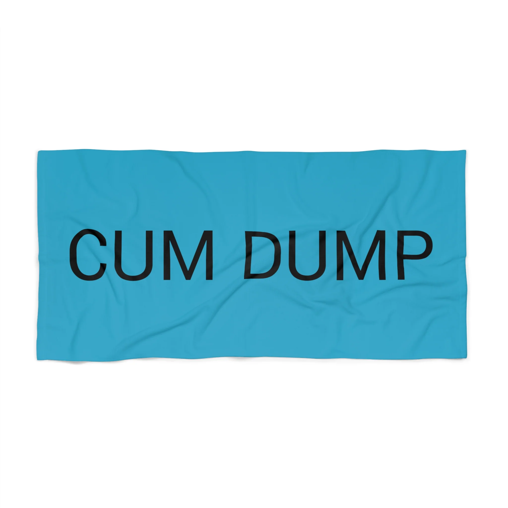 CUM DUMP Beach Towel by CULTUREEDIT