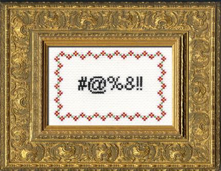 Curses! - Cross Stitch