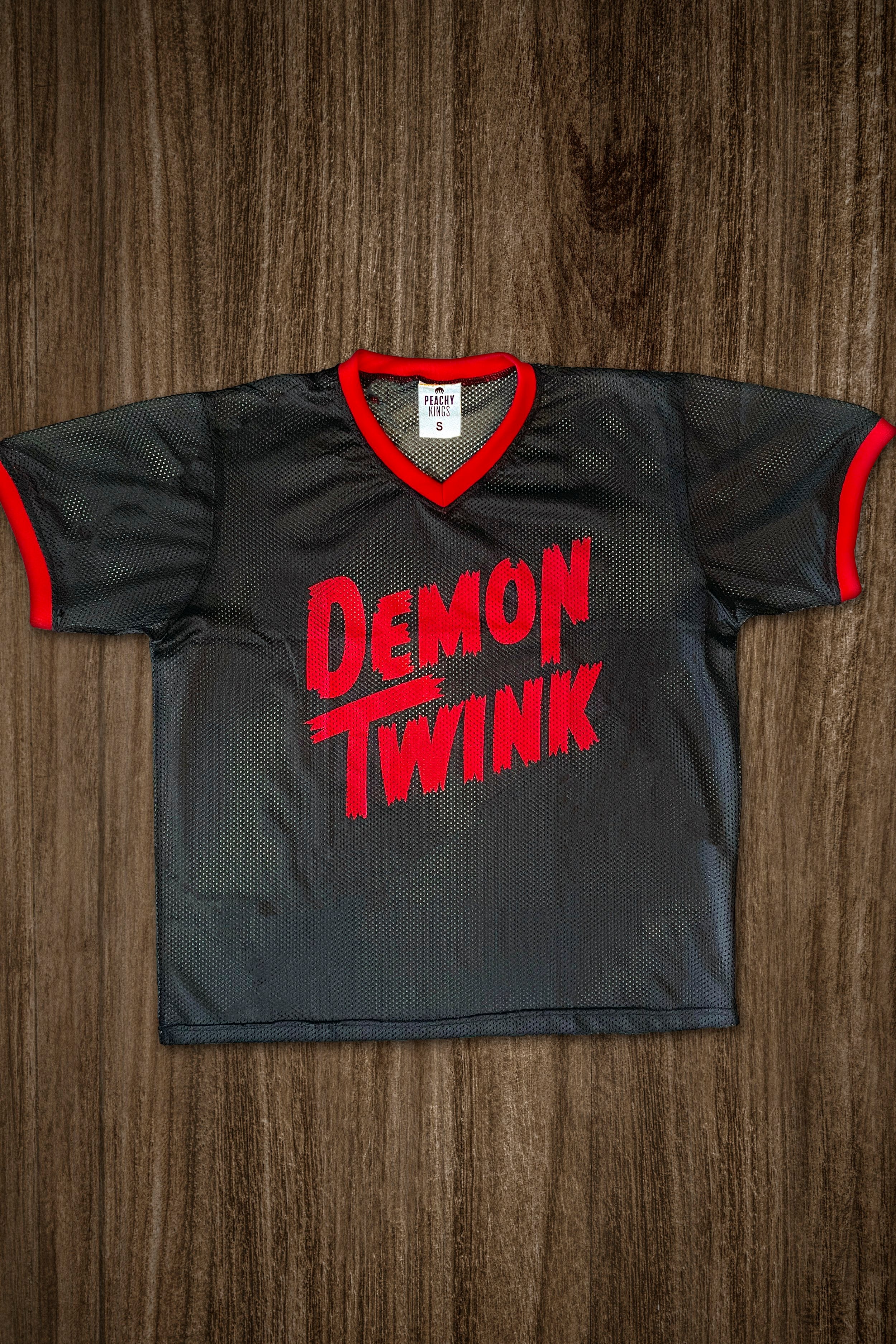 Demon Twink Mesh Football Jersey by Peachy Kings - Image 2