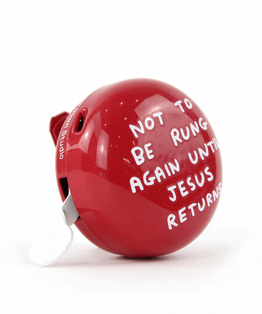 Don't Ring the Bell Bike Bell by david shrigley x Third Drawer Down - Image 3