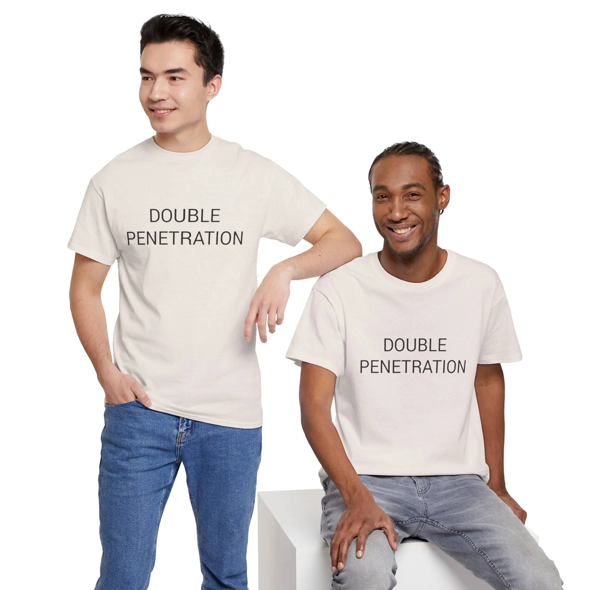 DOUBLE PENETRATION TEE BY CULTUREEDIT AVAILABLE IN 13 COLORS - Image 232