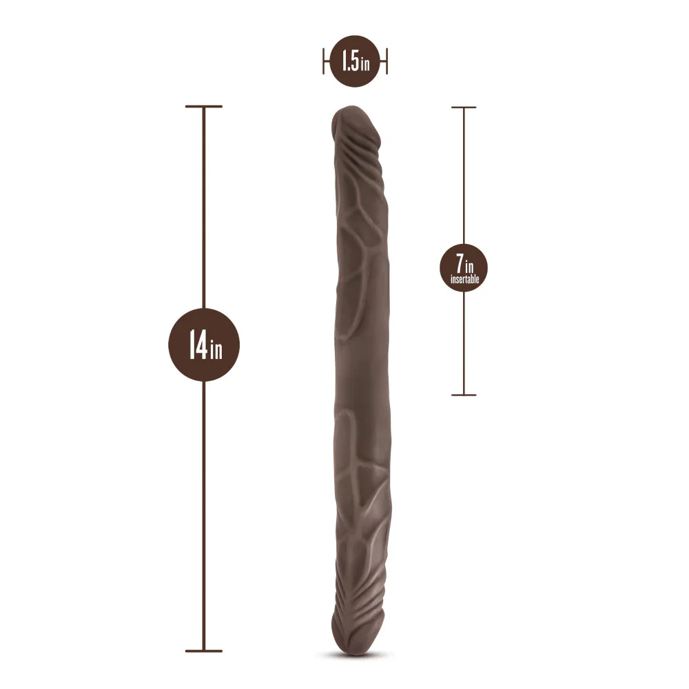 Dr. Skin Chocolate 14-Inch Long Dildo - Image 2