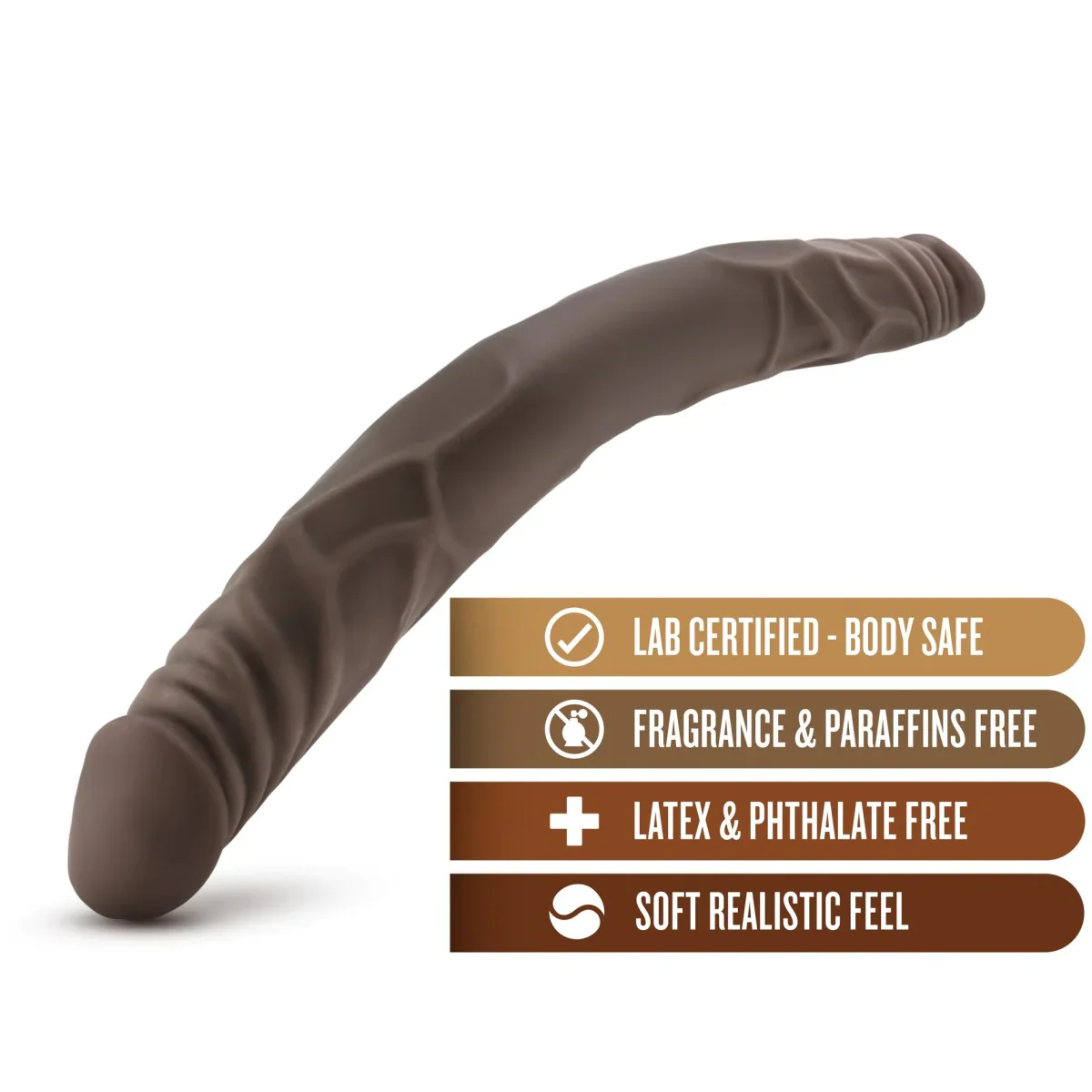 Dr. Skin Chocolate 14-Inch Long Dildo - Image 3
