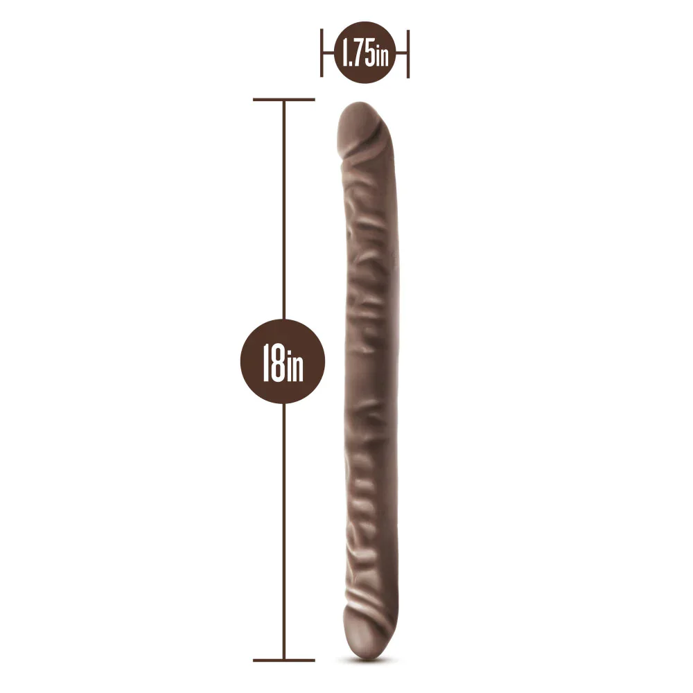Dr. Skin Chocolate 18-Inch Long Dildo - Image 2