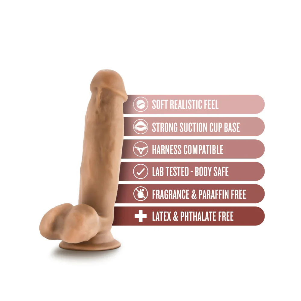 Dr. Skin Dr. Mark 7 Inch Long Dildo - Caramel - Image 3