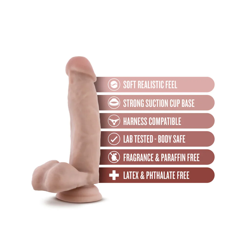 Dr. Skin Dr. Mark 7 Inch Long Dildo - Vanilla - Image 3