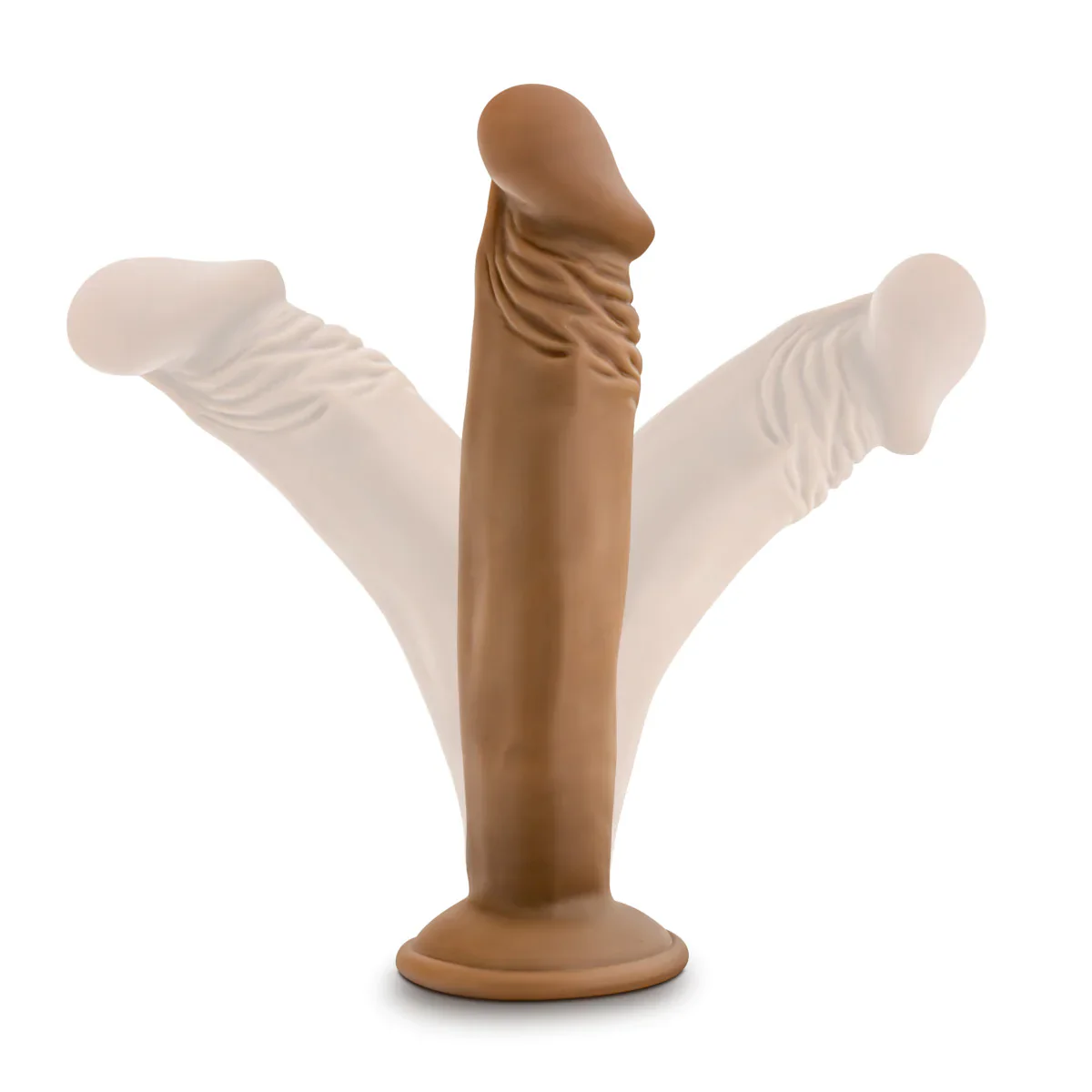 Dr. Skin Dr. Small Realistic Mocha 6.5-Inch Long Dildo - Image 8