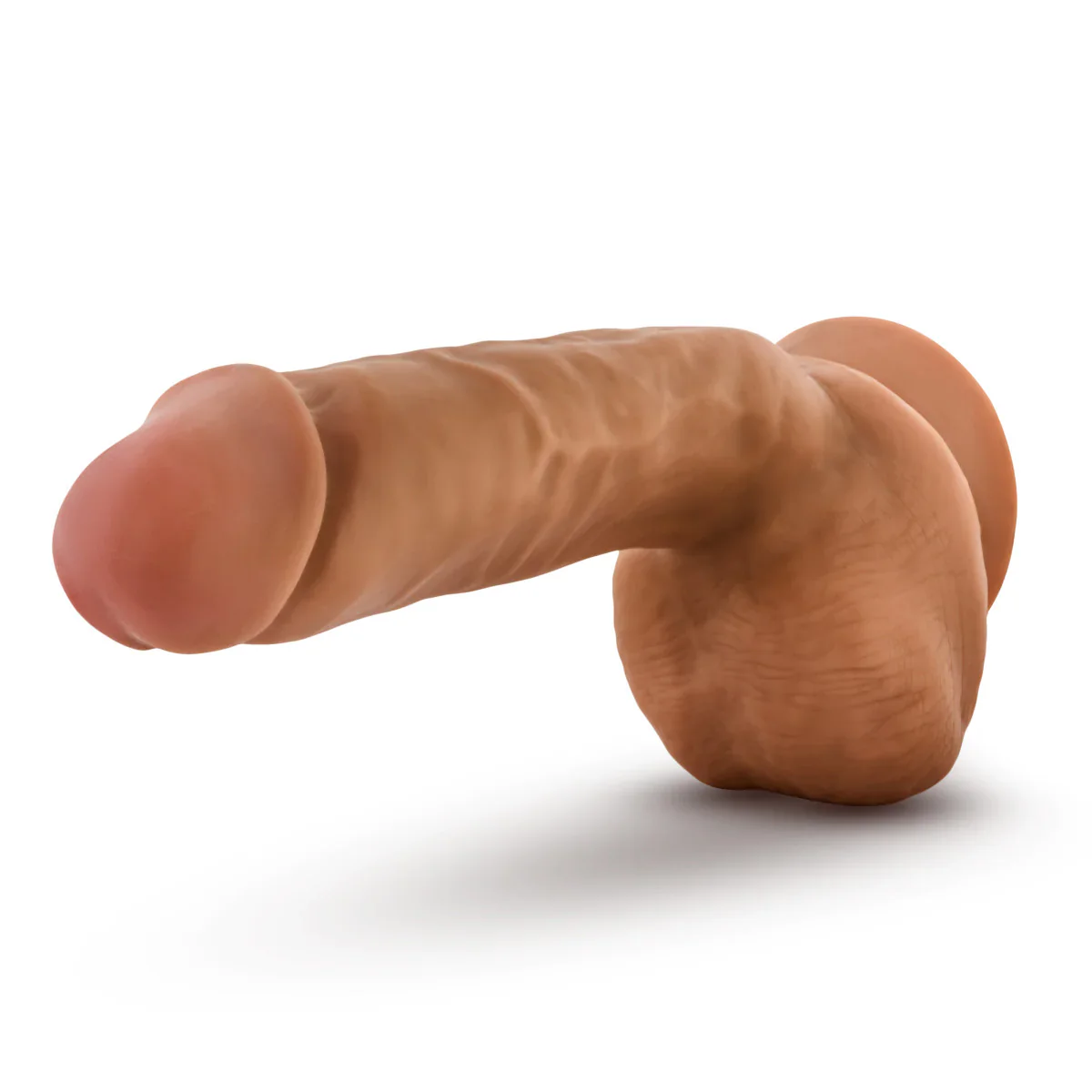 Dr. Skin Glide Realistic Mocha 8.5-Inch Long Dildo - Image 5