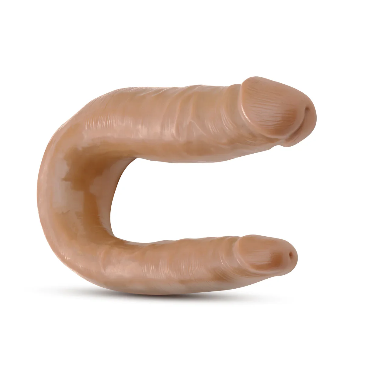 Dr. Skin Mini Double Dong Mocha 12.5-Inch Long Double Dildo - Image 4