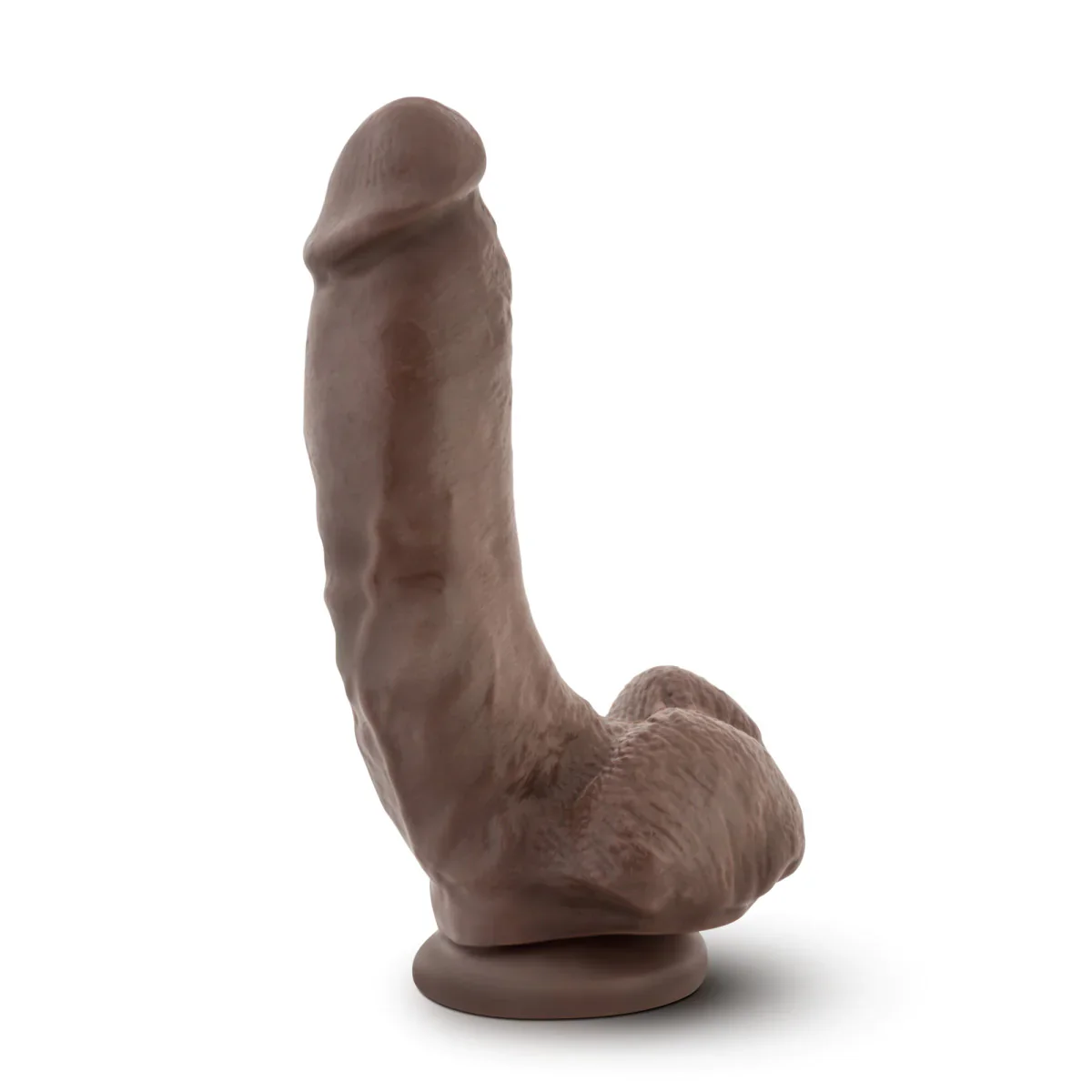 Dr. Skin Mr. Mayor Realistic Curved Chocolate 9-Inch Long Dildo - Image 7