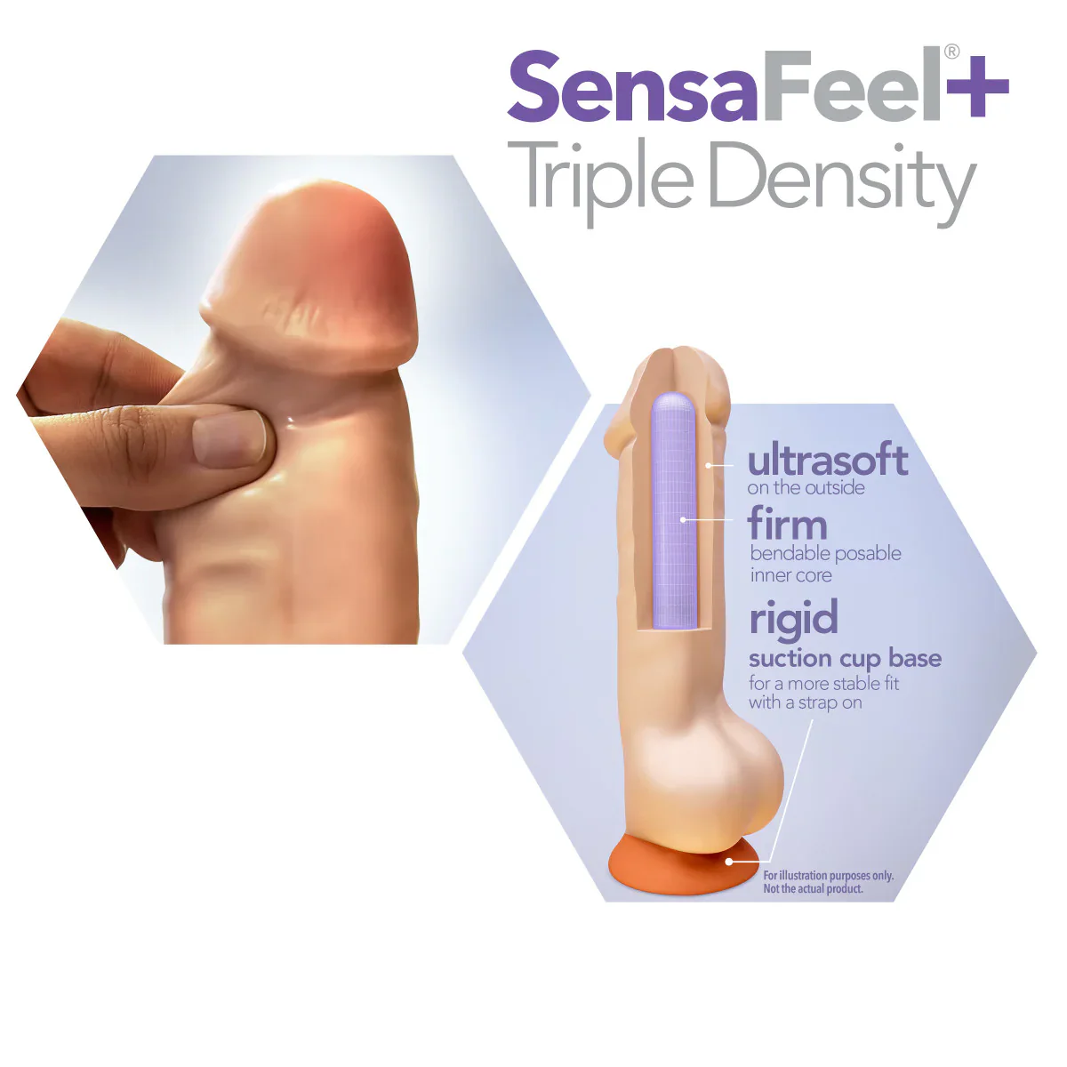 Dr. Skin Plus Realistic Vanilla 9-Inch Long Dildo - Image 6