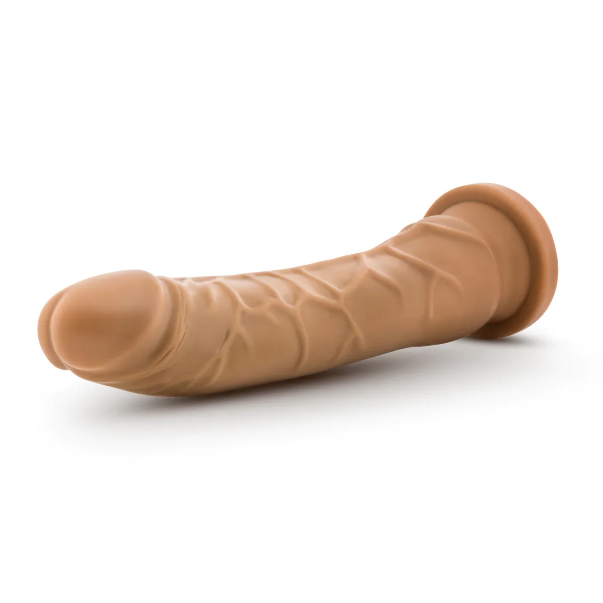 Dr. Skin Realistic Cock Realistic Mocha 8.5-Inch Long Dildo - Image 4