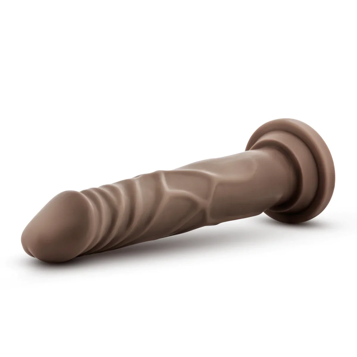 Dr. Skin Silicone Dr. Carter Realistic Chocolate 7.5-Inch Long Dildo - Image 6
