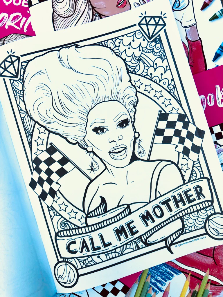 DRAG QUEEN COLORING BOOK - Image 5