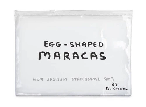 Egg-shaped Maracas by david shrigley x Third Drawer Down - Image 2