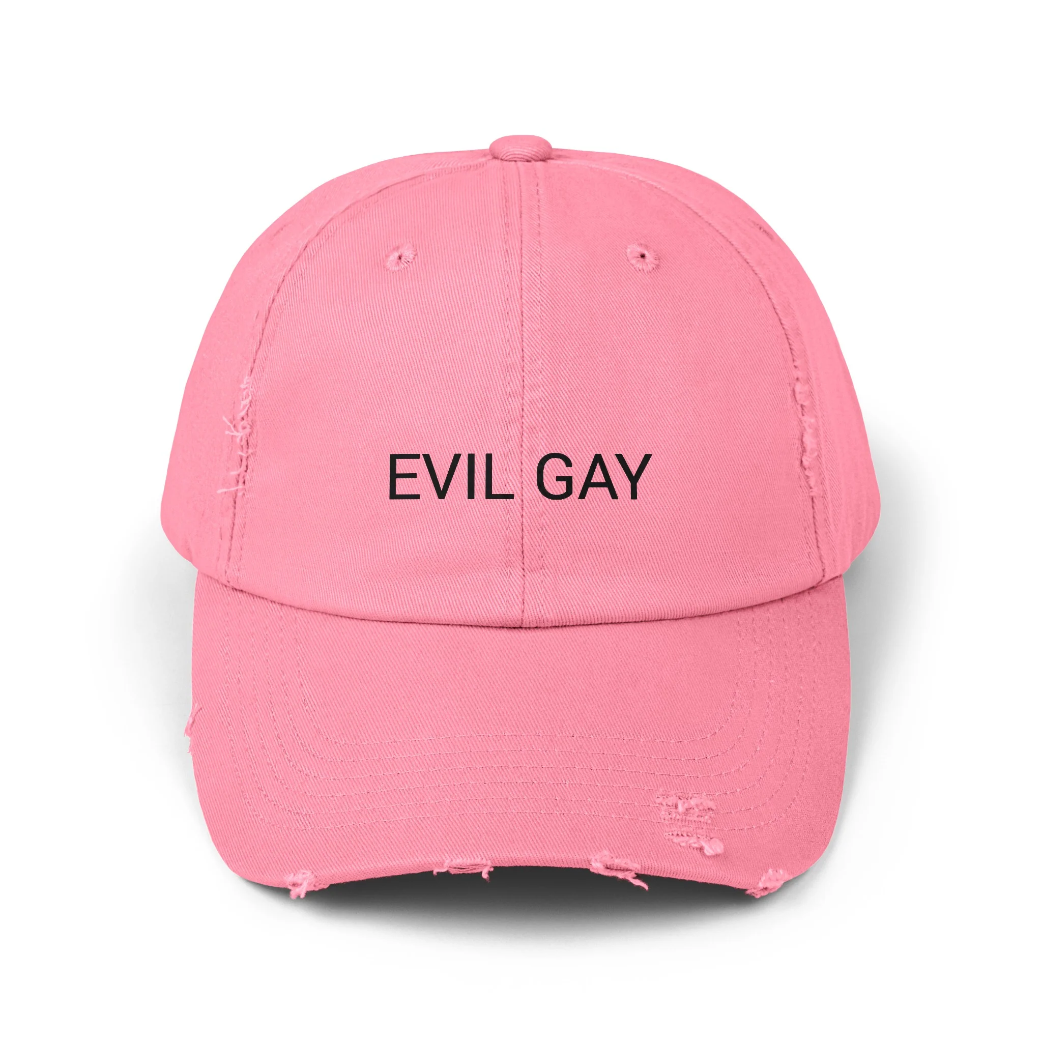 EVIL GAY Distressed Cap in 6 colors