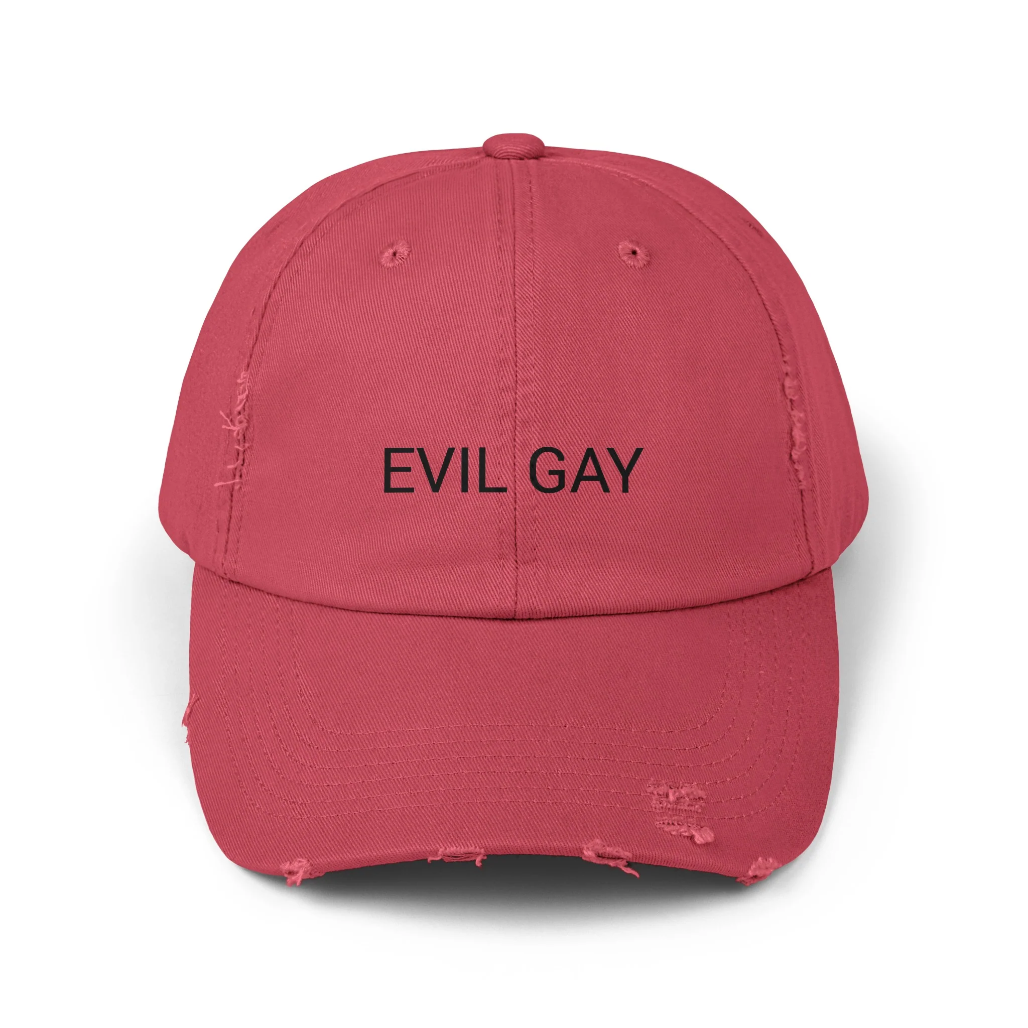 EVIL GAY Distressed Cap in 6 colors - Image 3