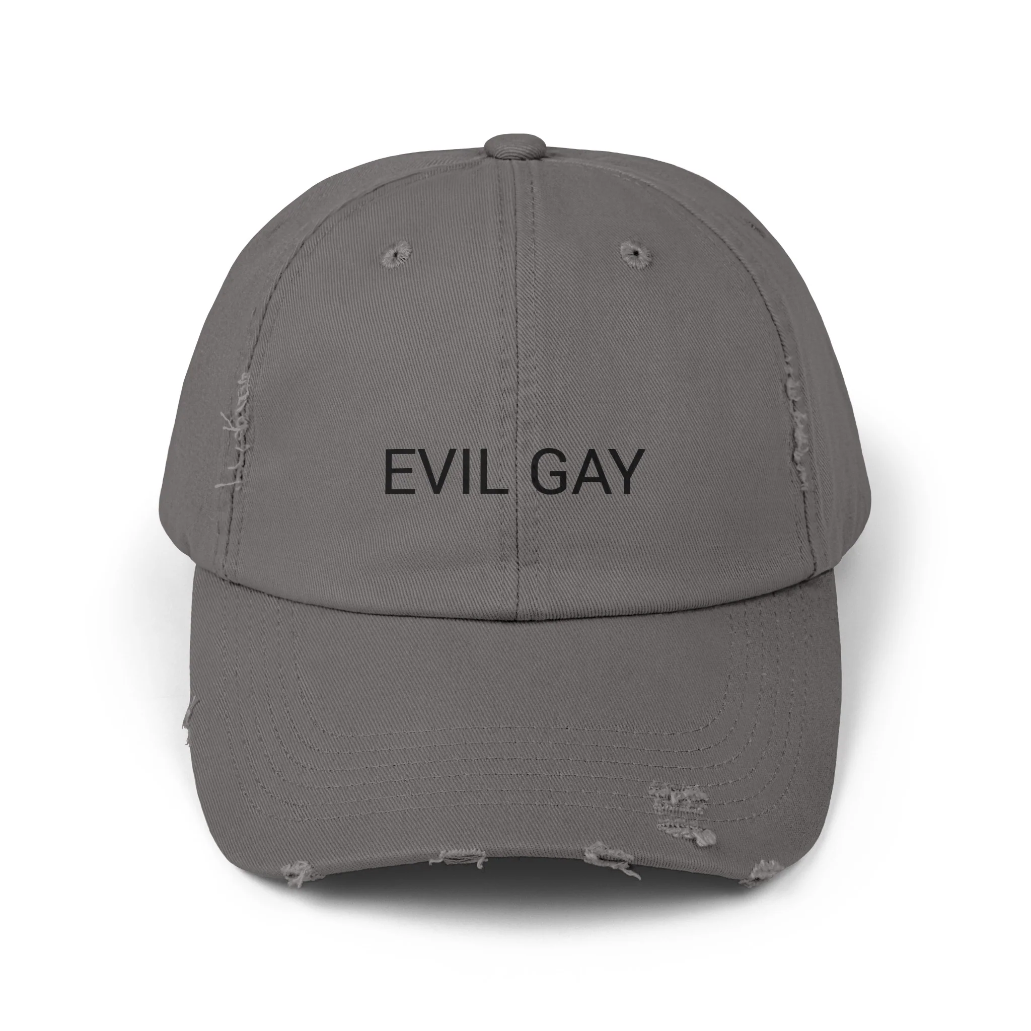 EVIL GAY Distressed Cap in 6 colors - Image 4