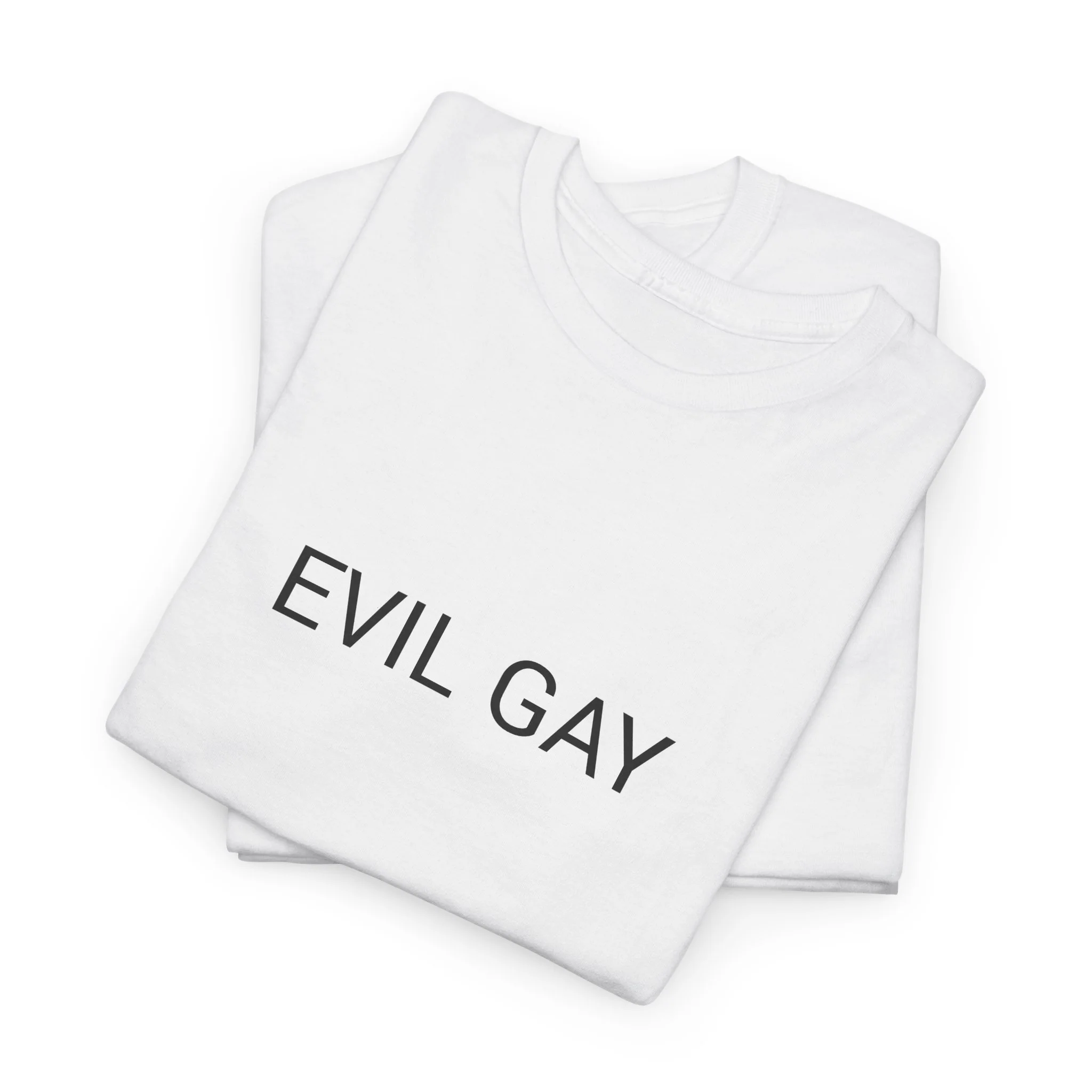 EVIL GAY TEE BY CULTUREEDIT AVAILABLE IN 13 COLORS - Image 177