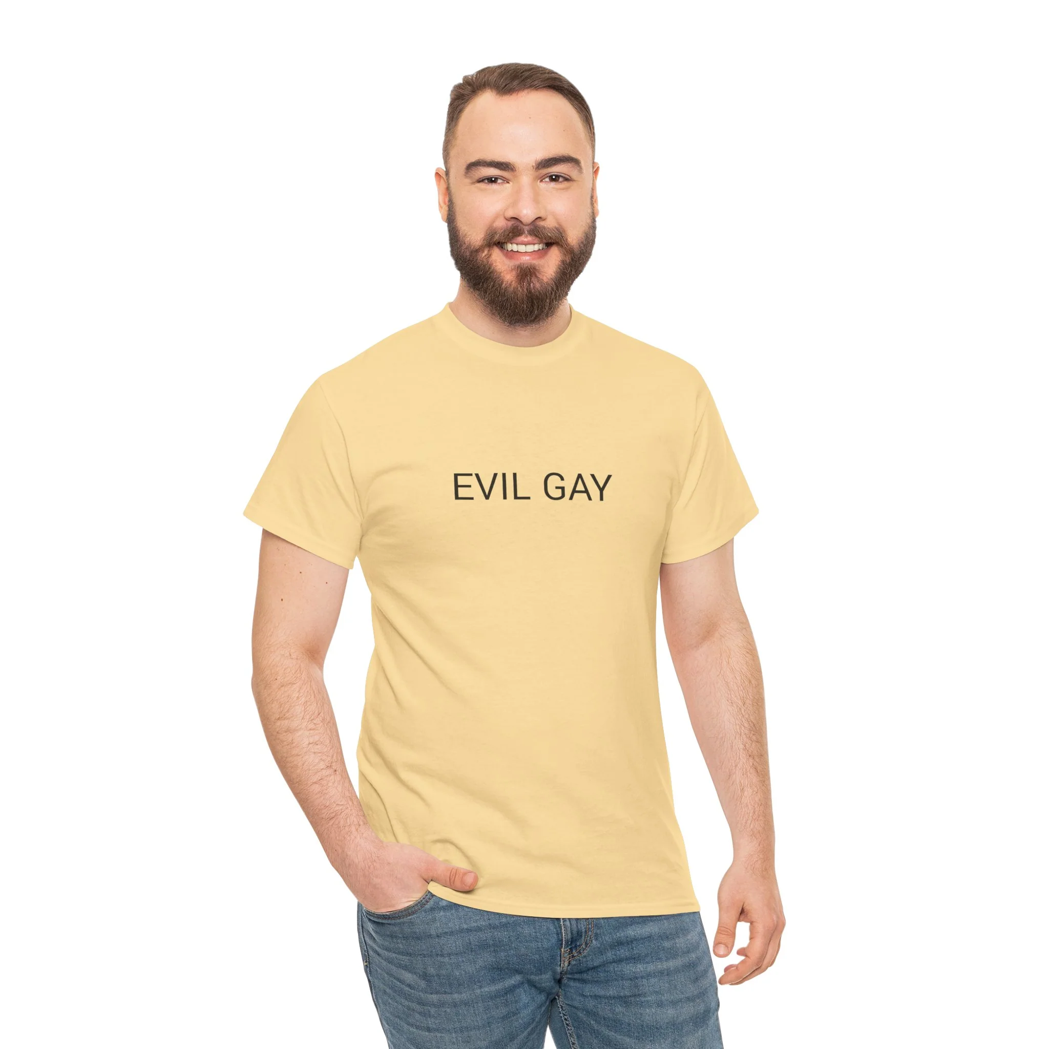 EVIL GAY TEE BY CULTUREEDIT AVAILABLE IN 13 COLORS - Image 203