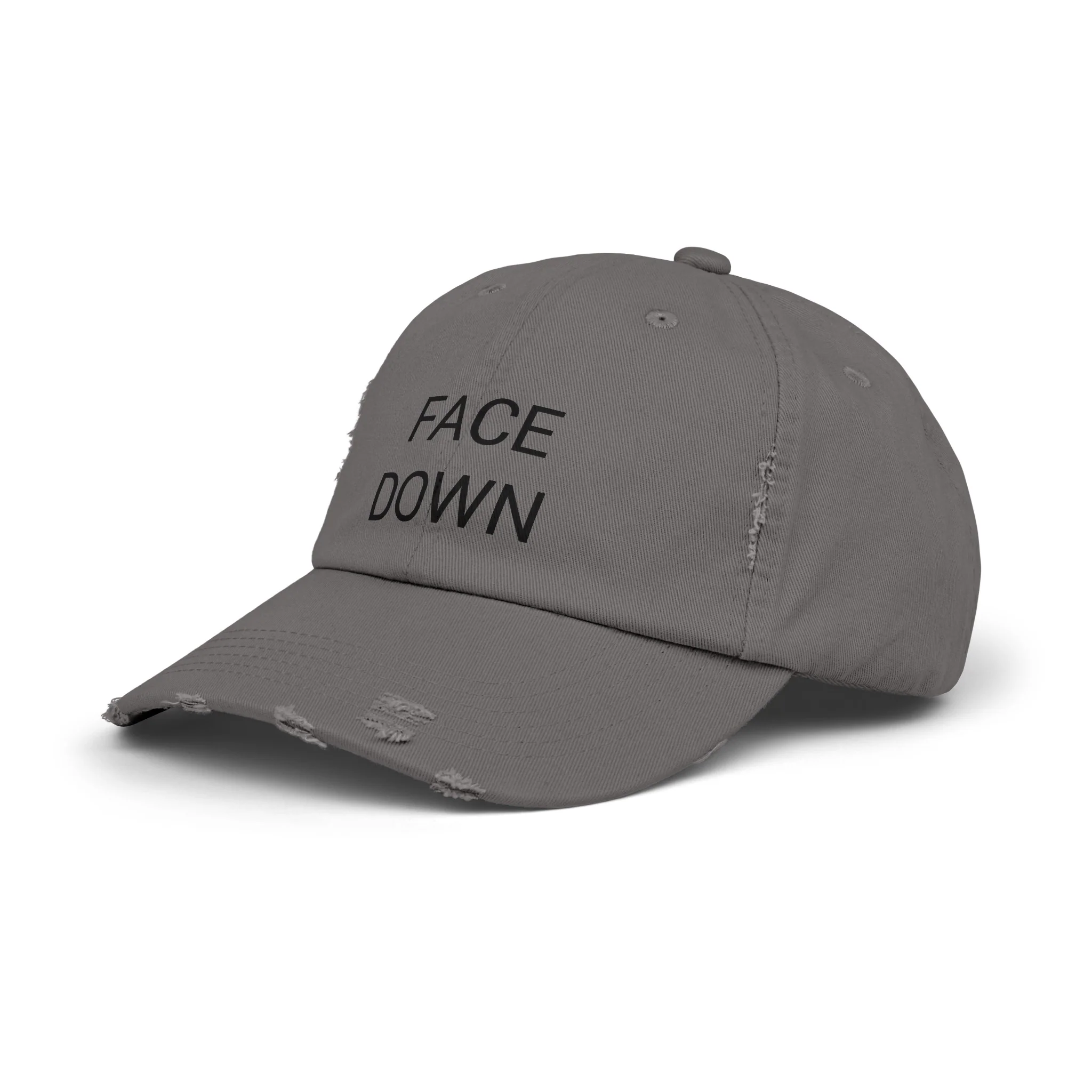 FACE DOWN Distressed Cap in 6 colors - Image 17