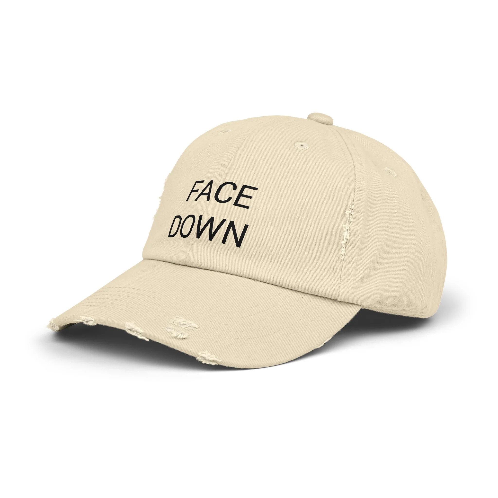 FACE DOWN Distressed Cap in 6 colors - Image 23