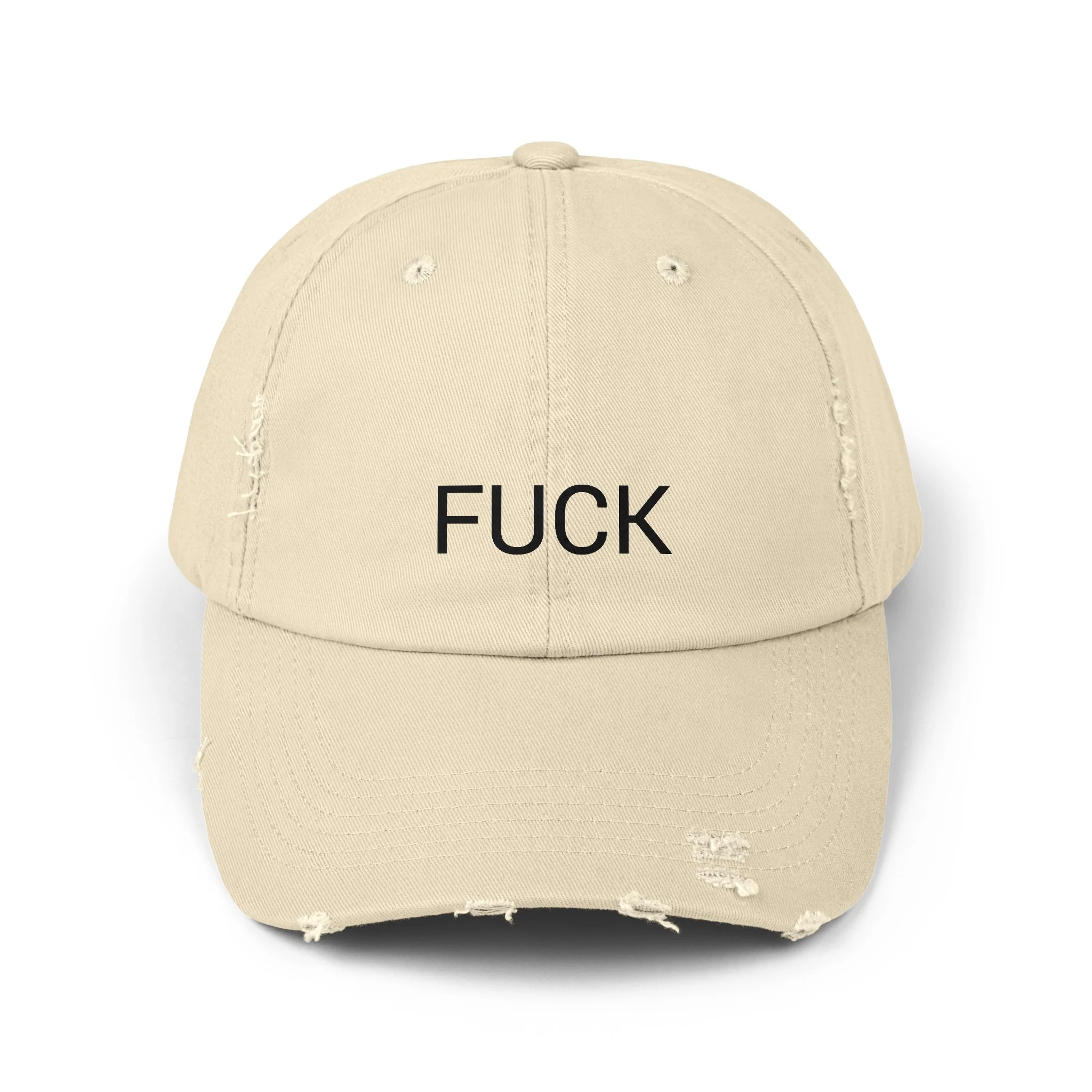 FUCK Distressed Cap in 6 colors - Image 6