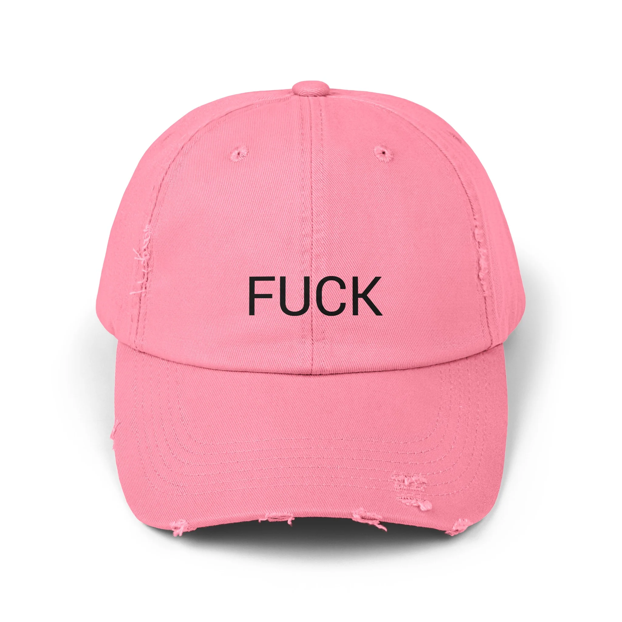 FUCK Distressed Cap in 6 colors - Image 7