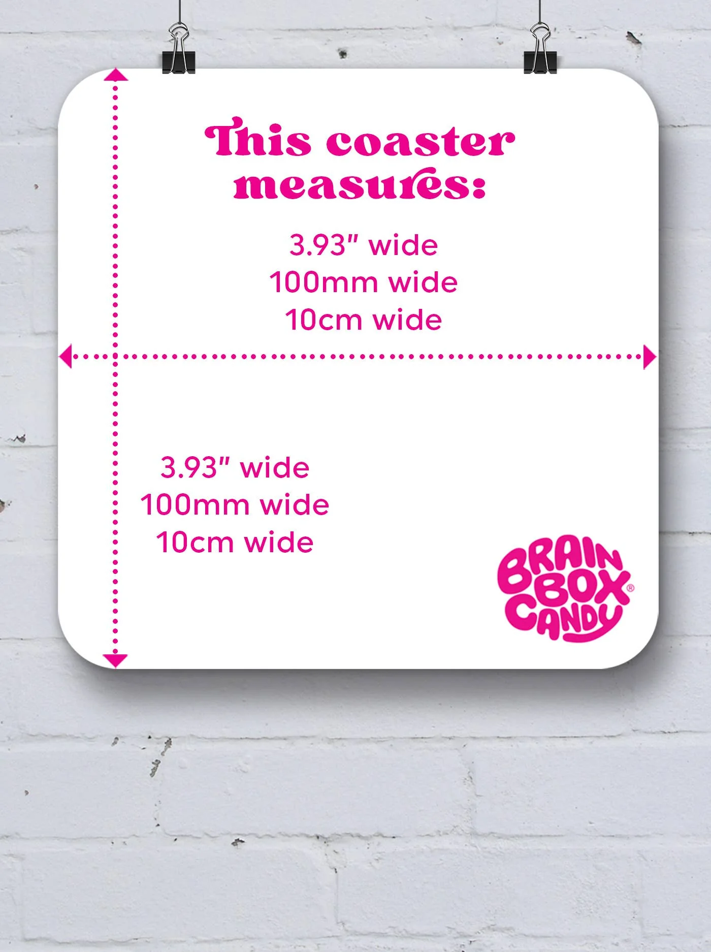 David Shrigley Coaster - Caterpillar Fuck - Image 4