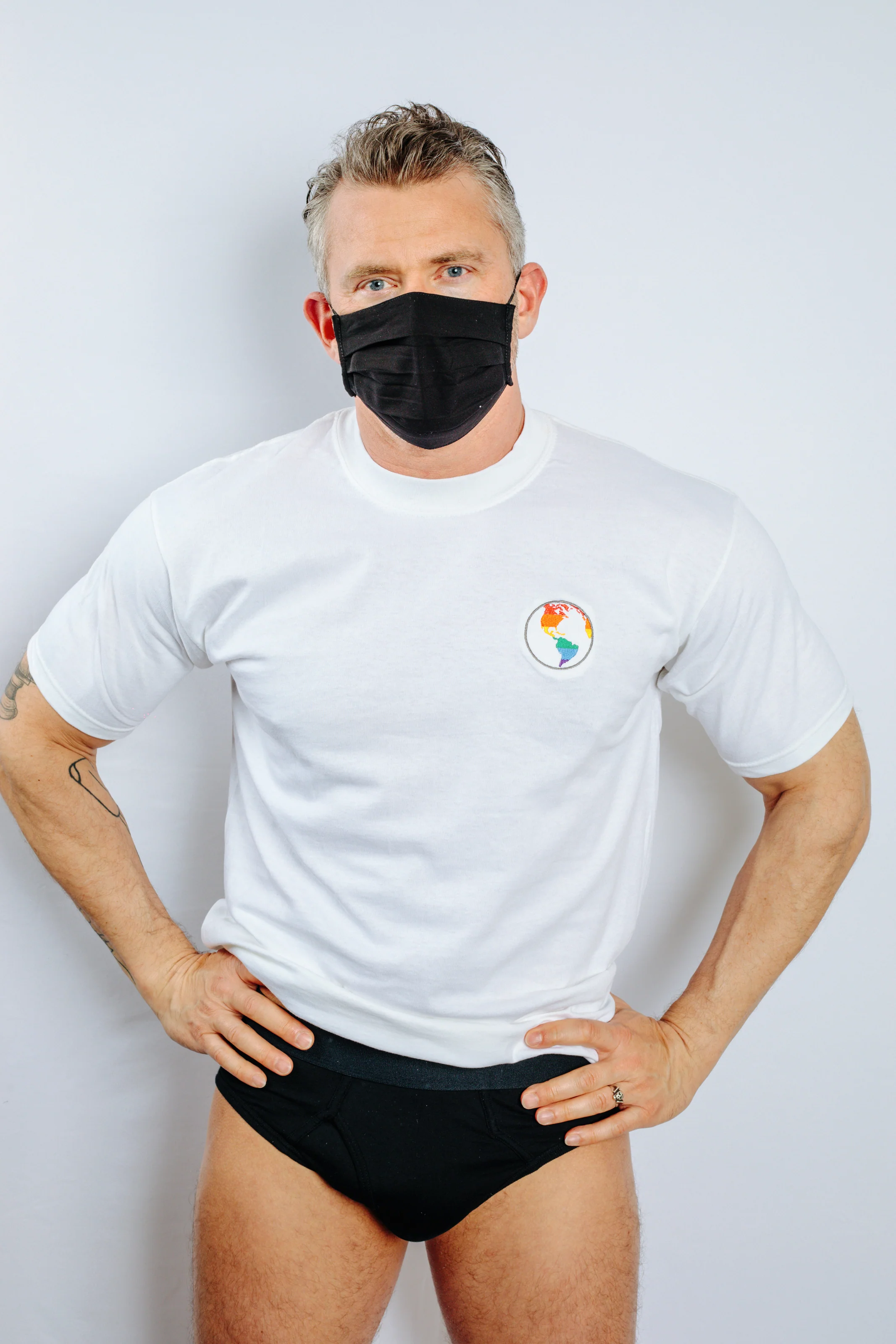 Gay Planet T-Shirt (Available in Black or White) - Image 4