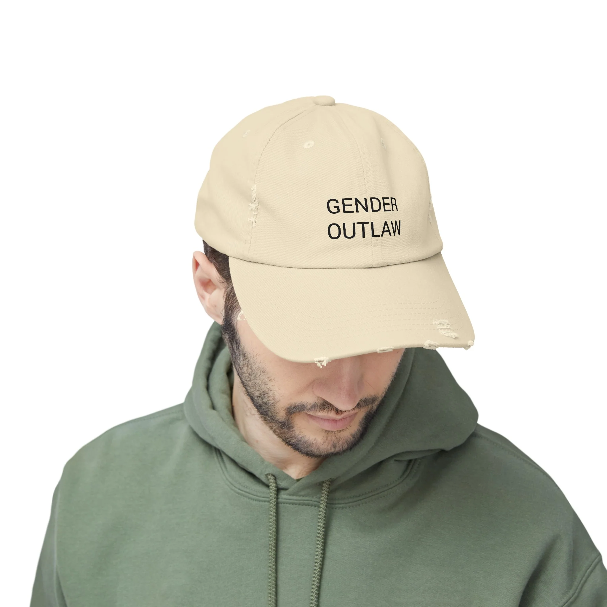 GENDER OUTLAW Distressed Cap in 6 colors - Image 35