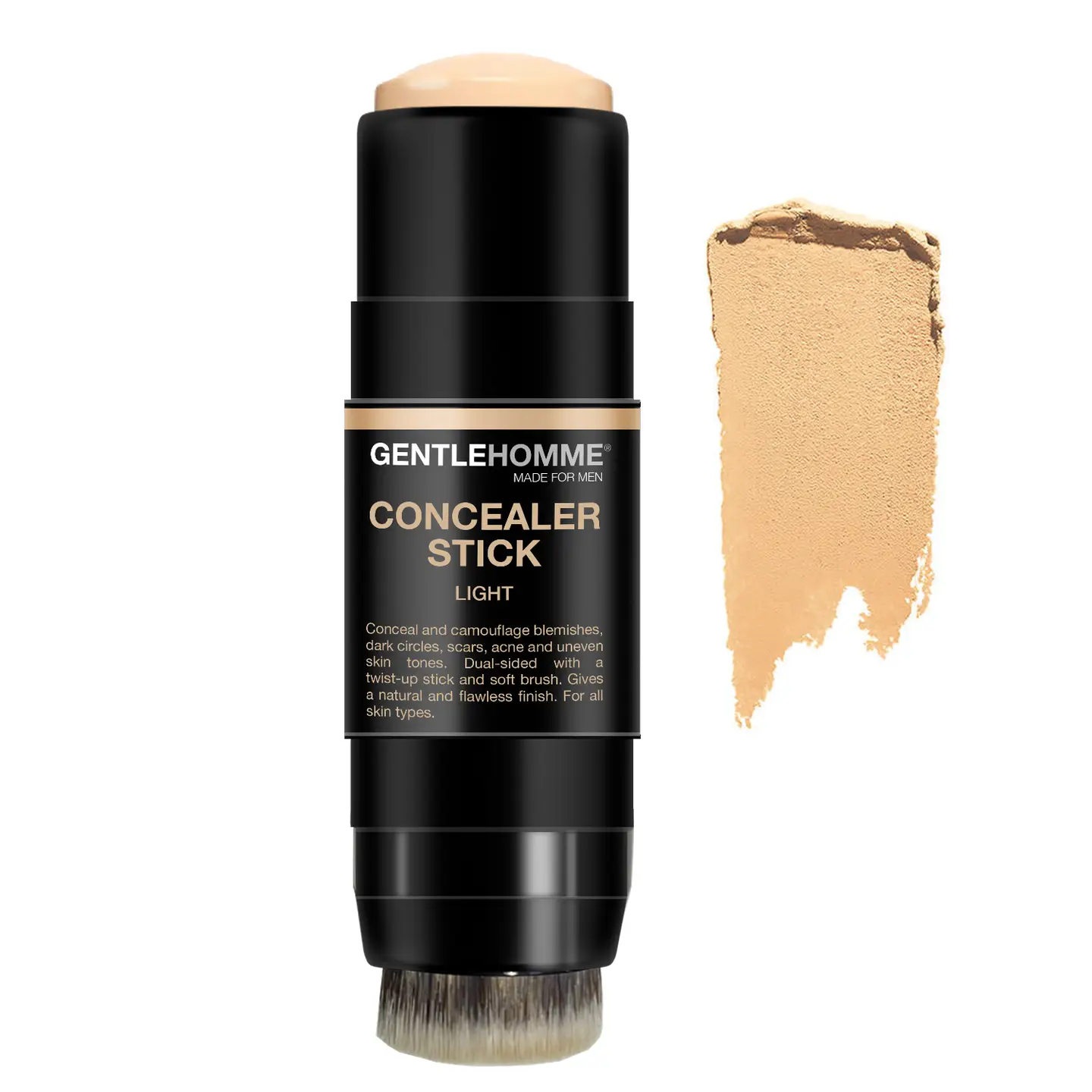 Gentlehomme Concealer Stick & Brush For Men - Image 4