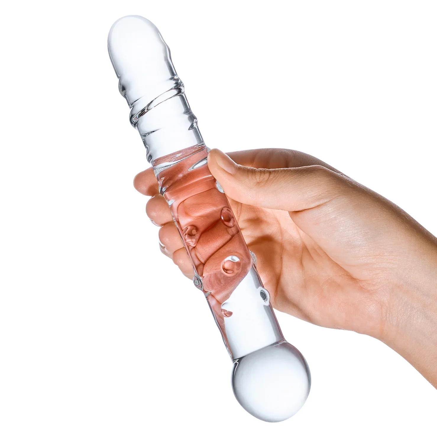 Gläs 7" Callisto Clear Glass Dildo - Image 4